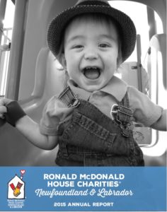 Ronald McDonald's House Newfoundland and Labrador 2015 Annual Report